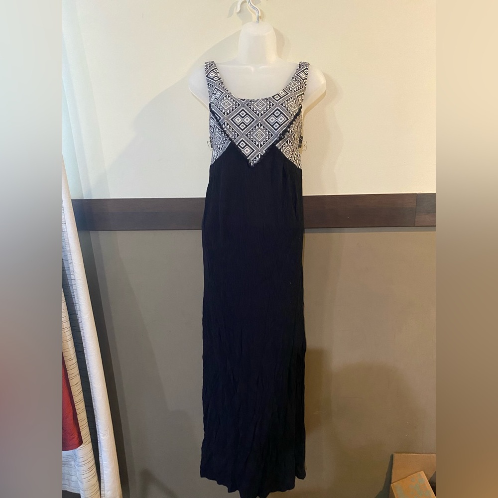 Black and White Maxi Dress